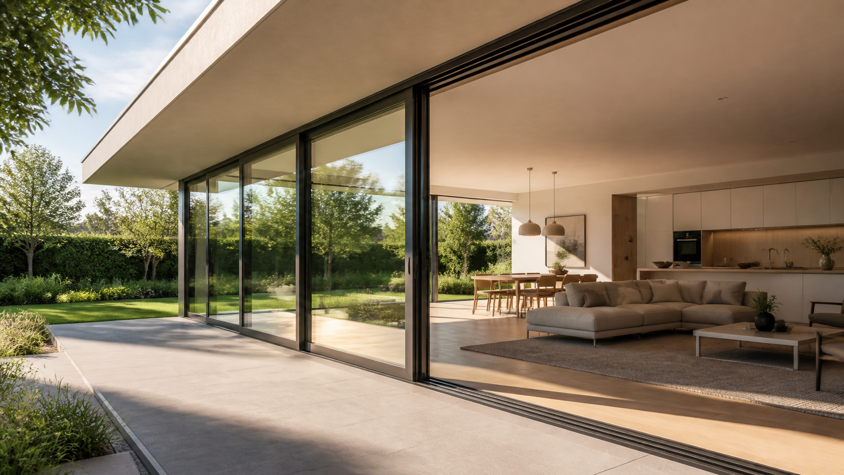 Sistema elevable corredero HST con grandes paneles